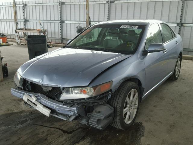 JH4CL96914C007928 - 2004 ACURA TSX BLUE photo 2