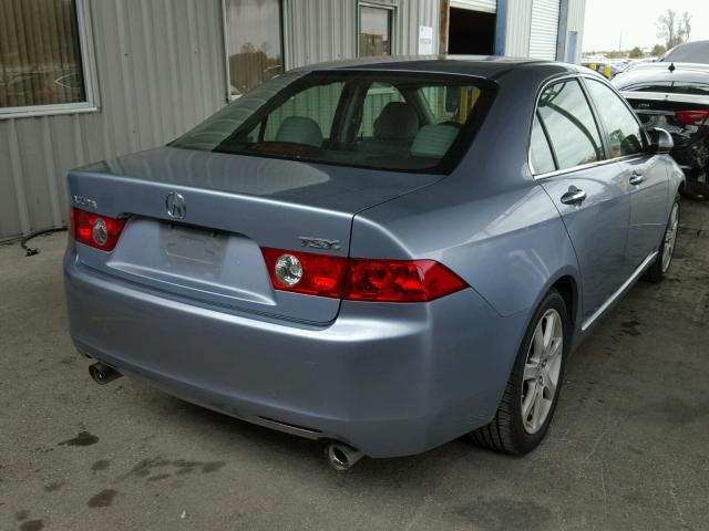 JH4CL96914C007928 - 2004 ACURA TSX BLUE photo 4