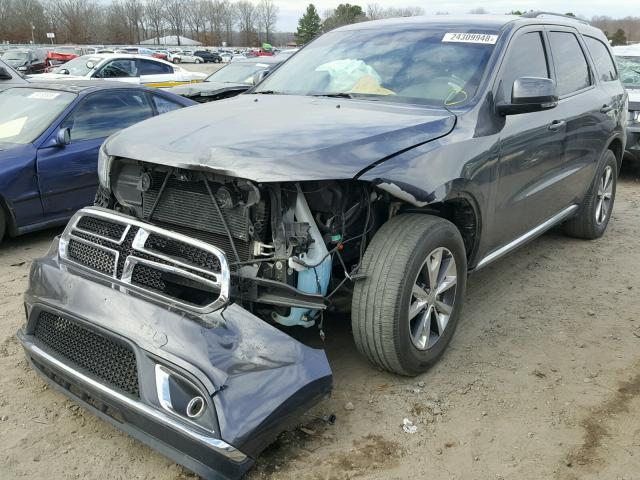 1C4RDHDG2GC352913 - 2016 DODGE DURANGO LI GRAY photo 2