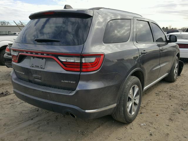 1C4RDHDG2GC352913 - 2016 DODGE DURANGO LI GRAY photo 4