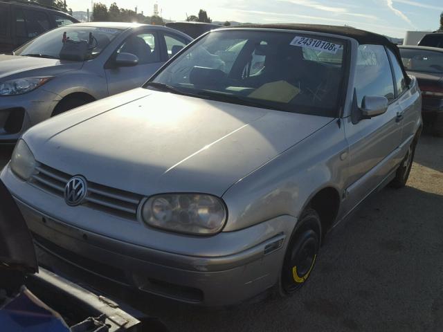 3VWDC21V3YM804636 - 2000 VOLKSWAGEN CABRIO GLS SILVER photo 2