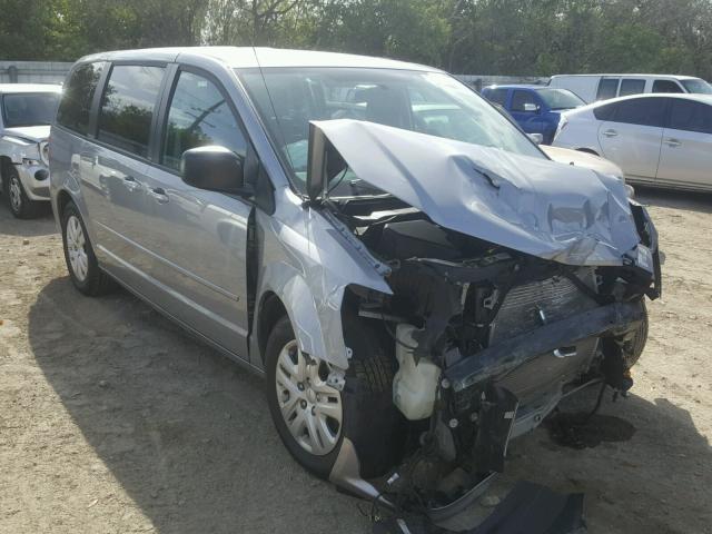 2C4RDGBG2ER236127 - 2014 DODGE GRAND CARA SILVER photo 1