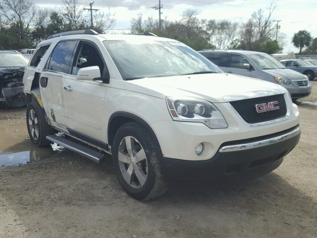 1GKKRRED9CJ285430 - 2012 GMC ACADIA SLT თეთრი ფოტო 1