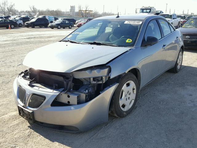 1G2ZF57B484187908 - 2008 PONTIAC G6 VALUE L BLUE photo 2