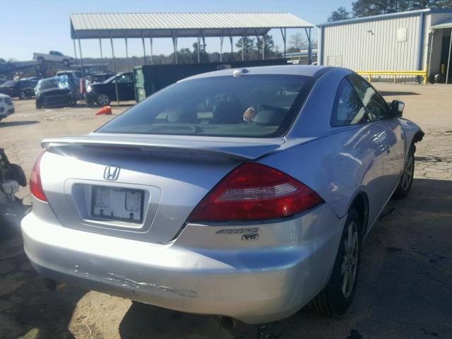 1HGCM82684A008155 - 2004 HONDA ACCORD EX SILVER photo 4