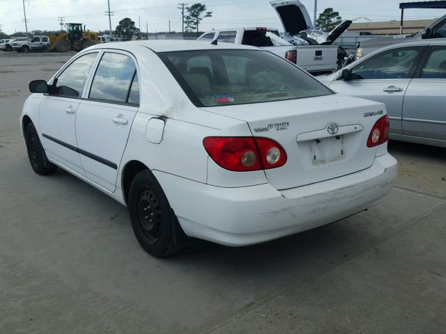 1NXBR32E16Z644709 - 2006 TOYOTA COROLLA CE WHITE photo 3