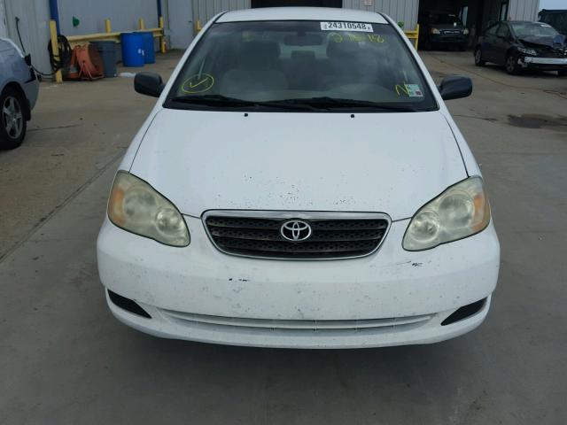 1NXBR32E16Z644709 - 2006 TOYOTA COROLLA CE WHITE photo 9