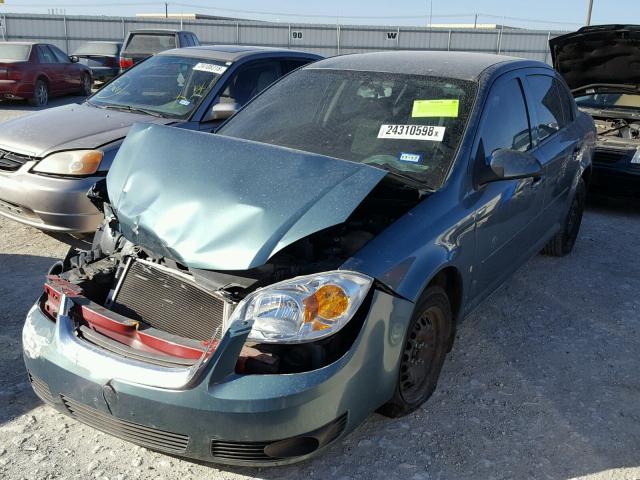 1G1AT58H297124108 - 2009 CHEVROLET COBALT LT TEAL photo 2