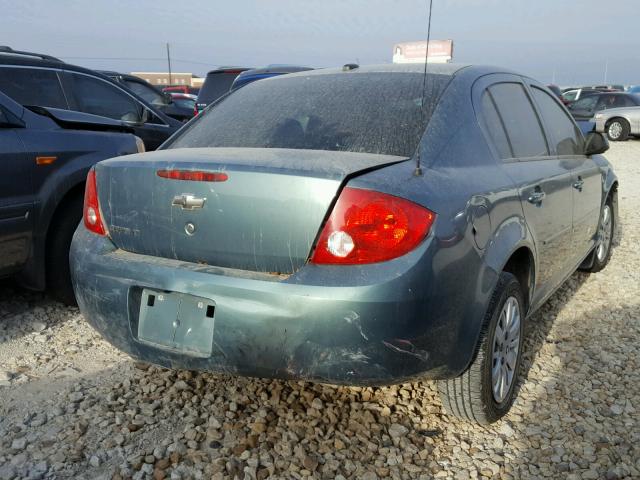 1G1AT58H297124108 - 2009 CHEVROLET COBALT LT TEAL photo 4