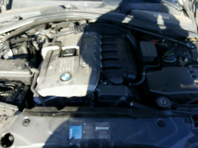 WBANE53577CY04782 - 2007 BMW 525 I BLACK photo 7