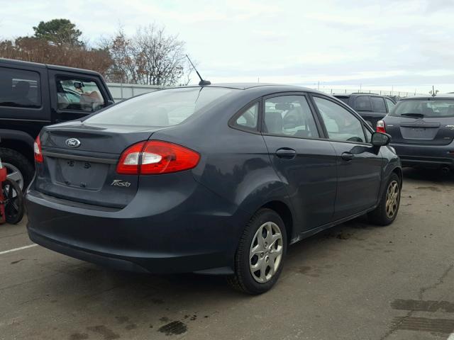 3FADP4BJ0BM155938 - 2011 FORD FIESTA SE BLUE photo 4