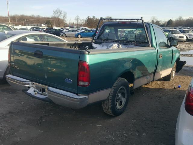 1FTDF1729VNC78452 - 1997 FORD F150 GREEN photo 4