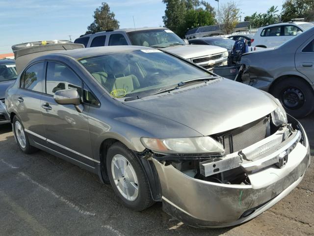 JHMFA36216S008976 - 2006 HONDA CIVIC HYBR GRAY photo 1