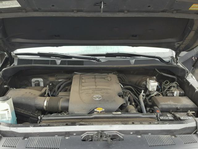 5TFRM5F15EX068270 - 2014 TOYOTA TUNDRA DOU GRAY photo 7