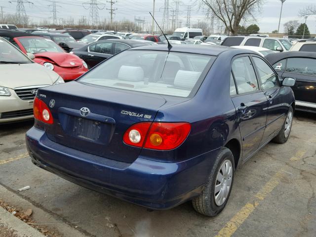 JTDBR32E530006549 - 2003 TOYOTA COROLLA CE BLUE photo 4