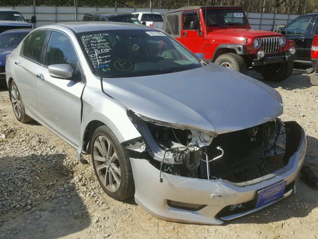 1HGCR2F54EA033068 - 2014 HONDA ACCORD SPO SILVER photo 1