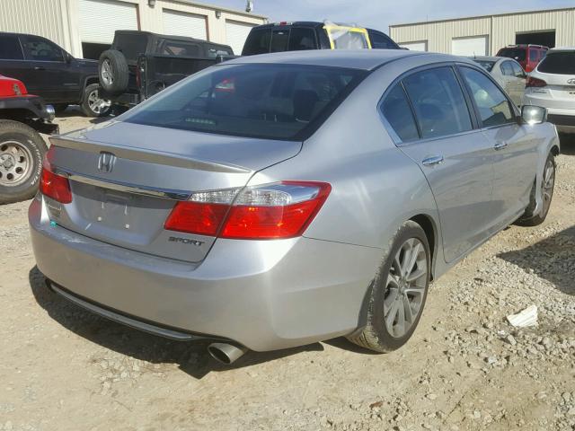 1HGCR2F54EA033068 - 2014 HONDA ACCORD SPO SILVER photo 4