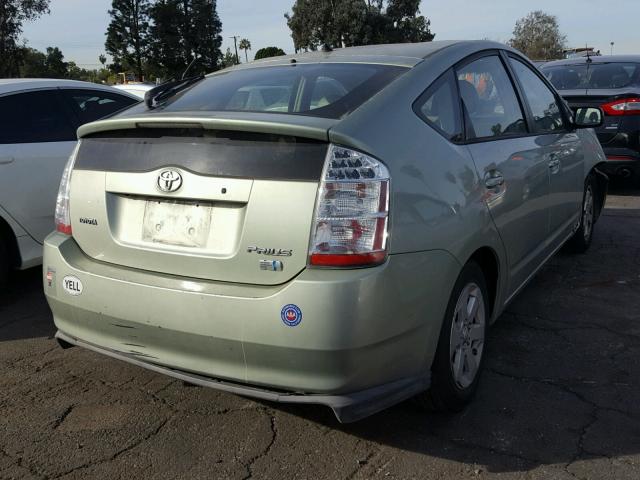 JTDKB20U763146226 - 2006 TOYOTA PRIUS GREEN photo 4