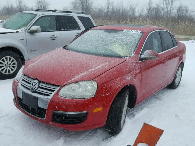 3VWST71K96M033803 - 2006 VOLKSWAGEN JETTA TDI RED photo 2