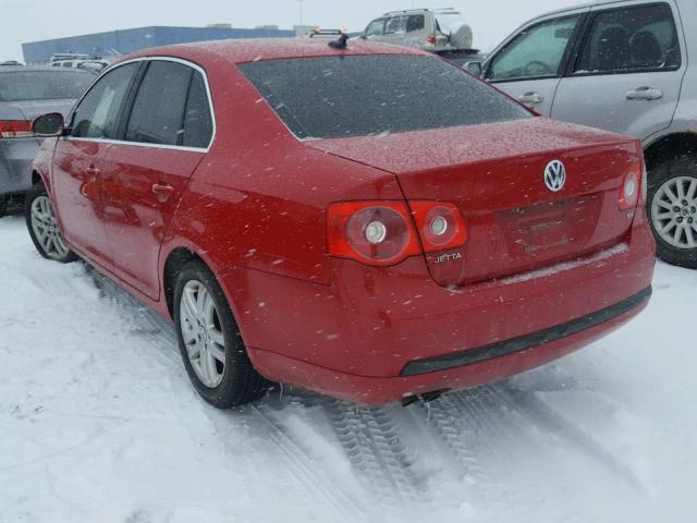 3VWST71K96M033803 - 2006 VOLKSWAGEN JETTA TDI RED photo 3