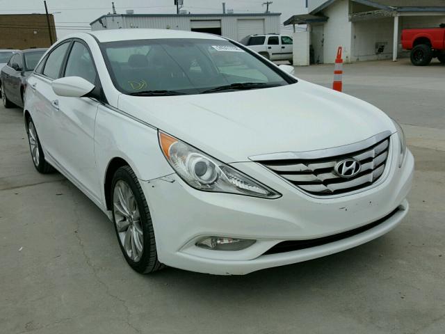 5NPEC4AC7DH653365 - 2013 HYUNDAI SONATA SE WHITE photo 1