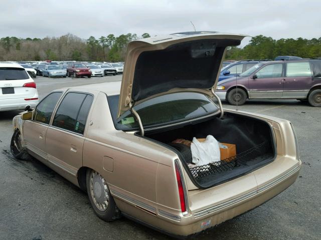 1G6KD54Y1WU802300 - 1998 CADILLAC DEVILLE BEIGE photo 3