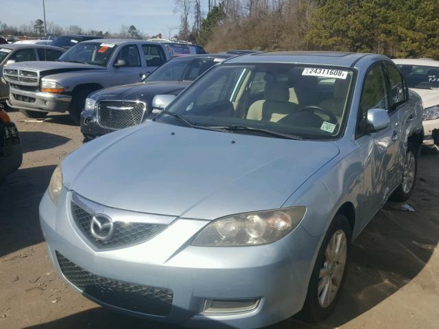 JM1BK32F181845855 - 2008 MAZDA 3 I BLUE photo 2