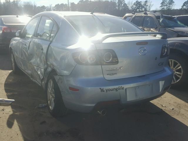 JM1BK32F181845855 - 2008 MAZDA 3 I BLUE photo 3