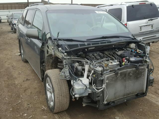 5TDKK3DCXBS088225 - 2011 TOYOTA SIENNA LE CHARCOAL photo 1