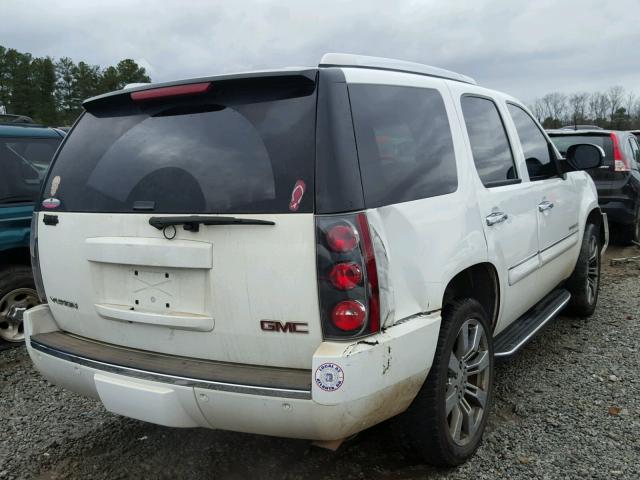 1GKFK63857J269404 - 2007 GMC YUKON DENA WHITE photo 4