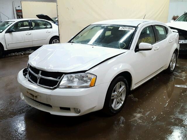 1B3CC5FB8AN113940 - 2010 DODGE AVENGER R/ WHITE photo 2