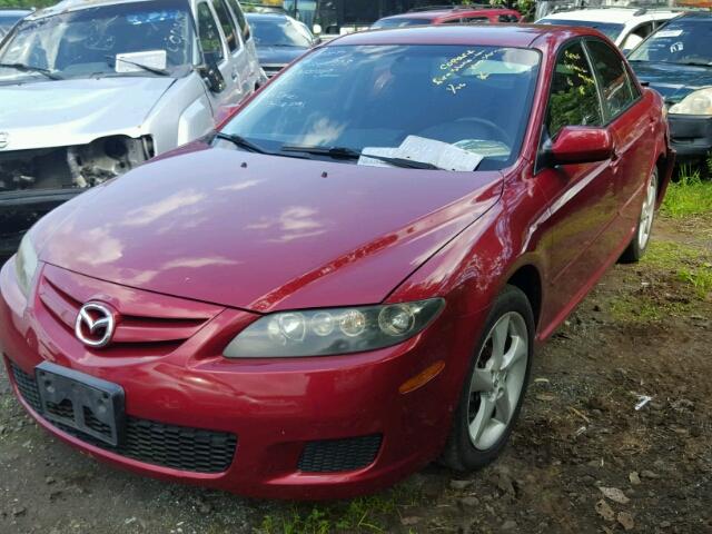 1YVHP80C375M20169 - 2007 MAZDA 6 I RED photo 2