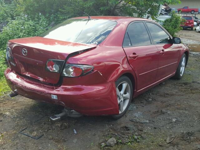 1YVHP80C375M20169 - 2007 MAZDA 6 I RED photo 4