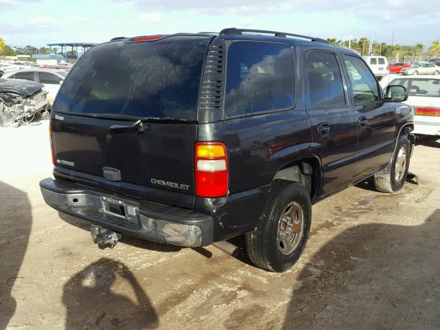 1GNEC13Z04R155542 - 2004 CHEVROLET TAHOE C150 BLACK photo 4