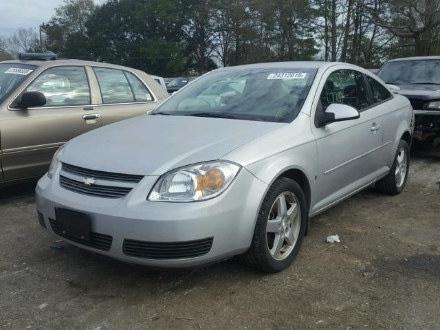 1G1AL15FX77161237 - 2007 CHEVROLET COBALT LT SILVER photo 2