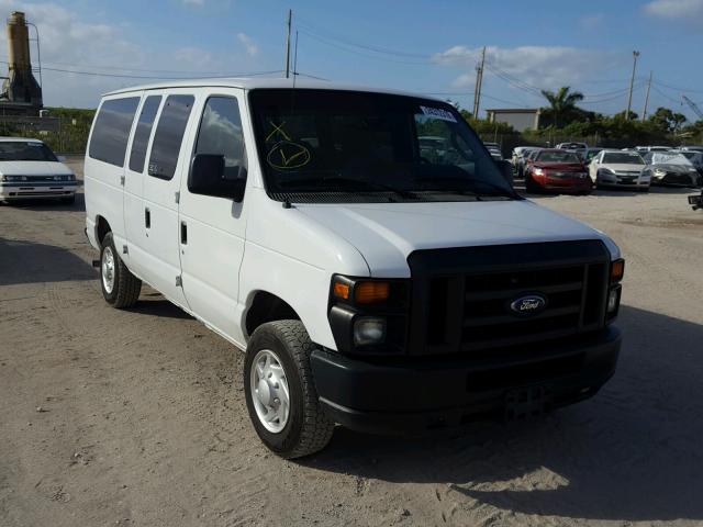 1FMNE3BL4EDA06041 - 2014 FORD ECONOLINE WHITE photo 1