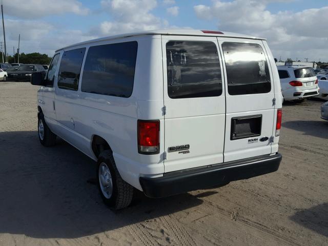 1FMNE3BL4EDA06041 - 2014 FORD ECONOLINE WHITE photo 3