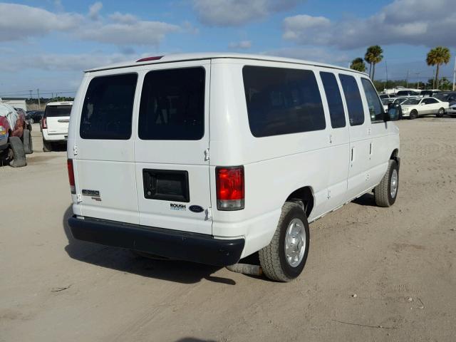 1FMNE3BL4EDA06041 - 2014 FORD ECONOLINE WHITE photo 4