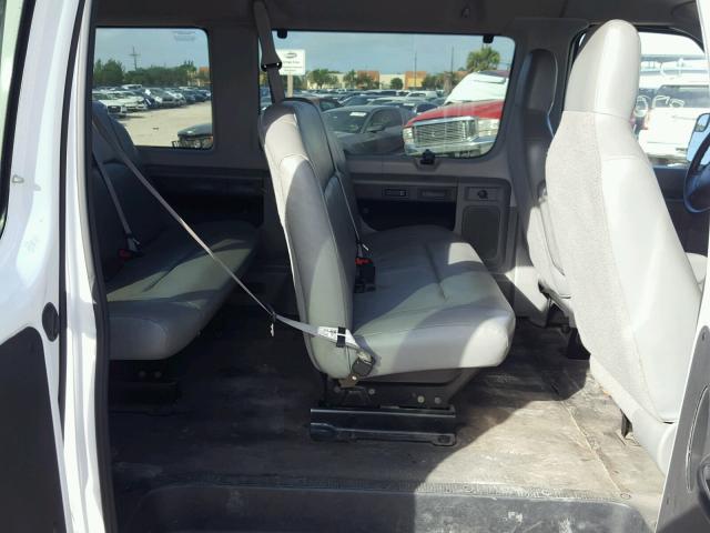 1FMNE3BL4EDA06041 - 2014 FORD ECONOLINE WHITE photo 6