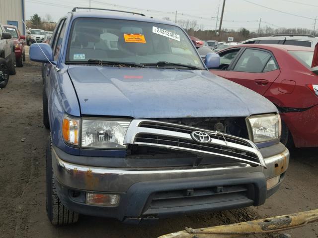 JT3HN86R8Y0318280 - 2000 TOYOTA 4RUNNER SR BLUE photo 9