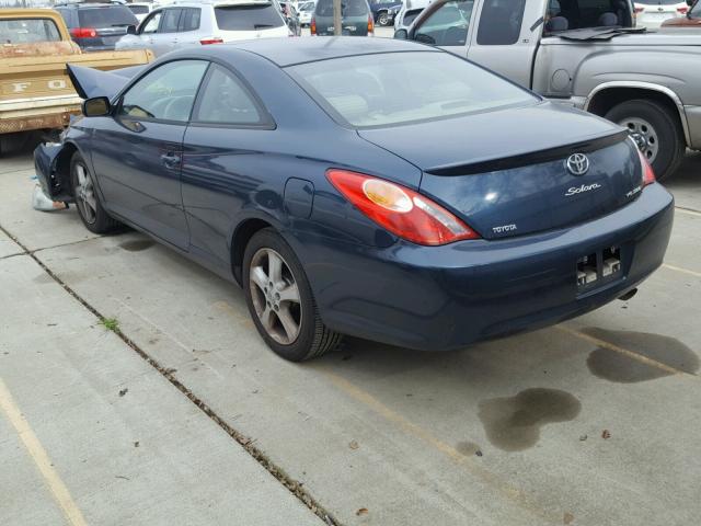 4T1CA30P64U019803 - 2004 TOYOTA CAMRY SOLA BLUE photo 3