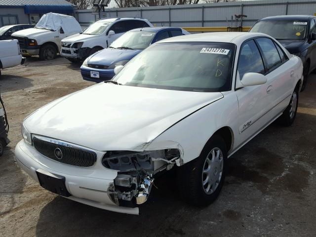 2G4WS52J921300033 - 2002 BUICK CENTURY CU WHITE photo 2