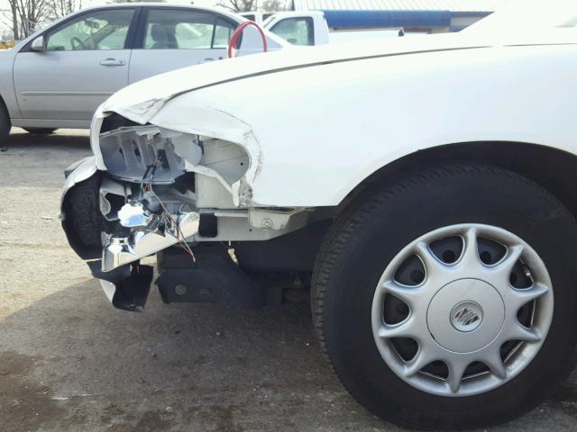 2G4WS52J921300033 - 2002 BUICK CENTURY CU WHITE photo 9