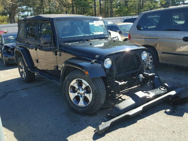 1C4BJWEG5GL102823 - 2016 JEEP WRANGLER U BLACK photo 1