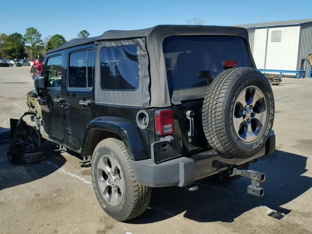 1C4BJWEG5GL102823 - 2016 JEEP WRANGLER U BLACK photo 3