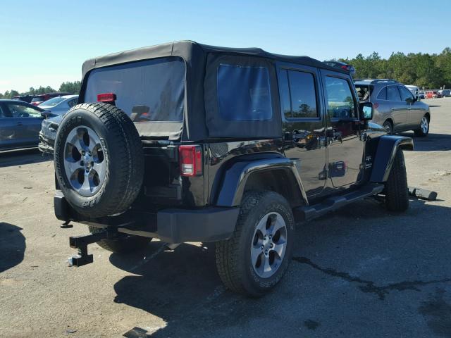 1C4BJWEG5GL102823 - 2016 JEEP WRANGLER U BLACK photo 4