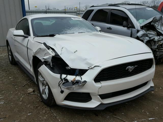 1FA6P8AM6H5264740 - 2017 FORD MUSTANG WHITE photo 1