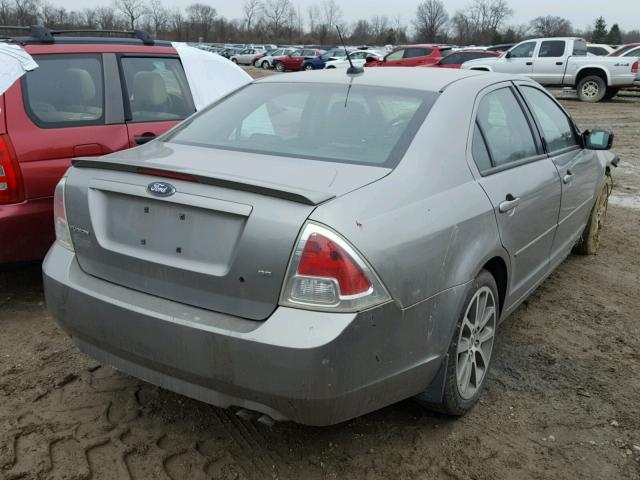 3FAHP07Z79R191647 - 2009 FORD FUSION SE SILVER photo 4