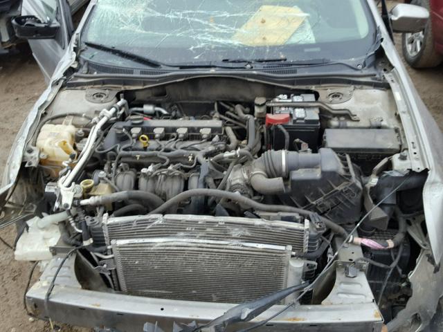 3FAHP07Z79R191647 - 2009 FORD FUSION SE SILVER photo 7