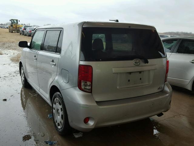 JTLZE4FE1B1125058 - 2011 TOYOTA SCION XB SILVER photo 3